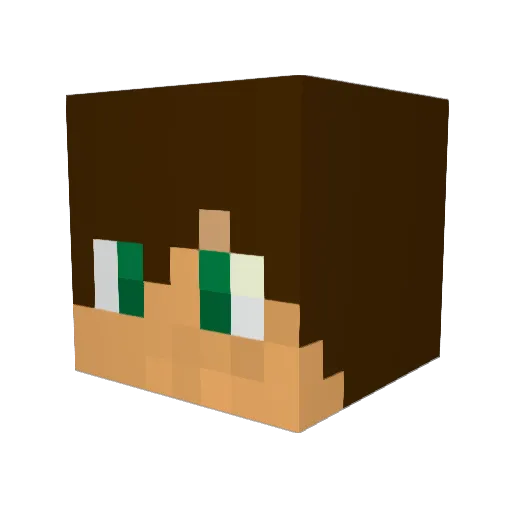 manalo0966 Minecraft avatar head, 3D render