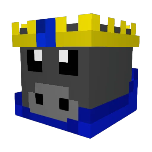 manateeman Minecraft avatar head, 3D render