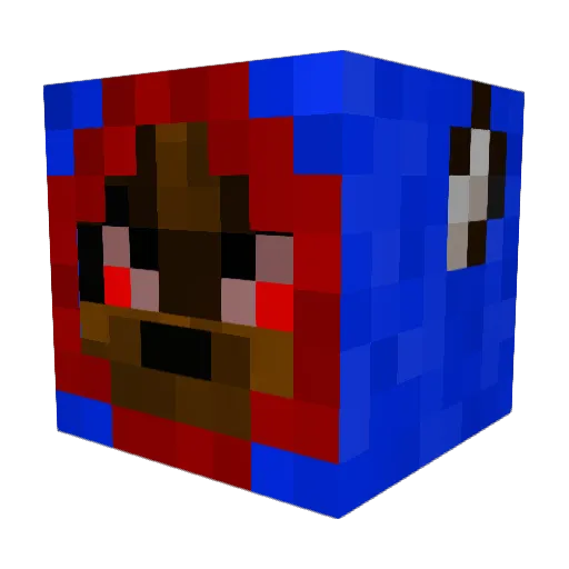 manbeast50 Minecraft avatar head, 3D render