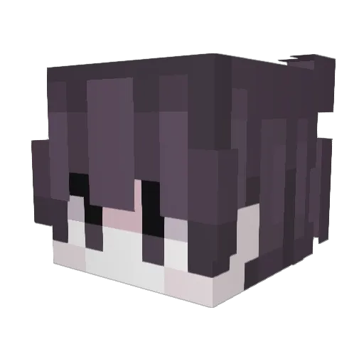 manbnice Minecraft avatar head, 3D render