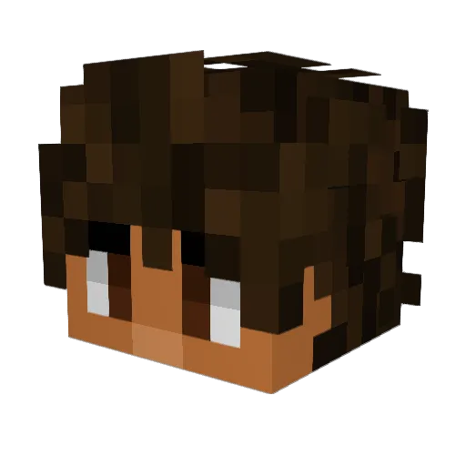 manc119 Minecraft avatar head, 3D render