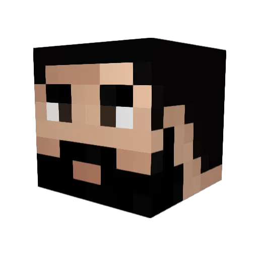 mancave7183 Minecraft avatar head, 3D render