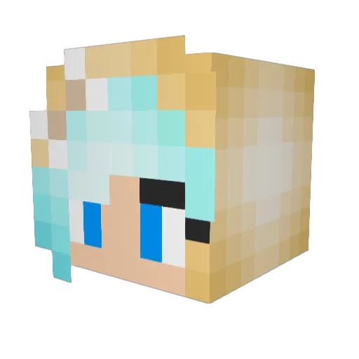 mancey55 Minecraft avatar head, 3D render