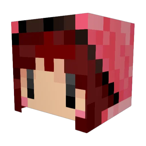 manching215 Minecraft avatar head, 3D render
