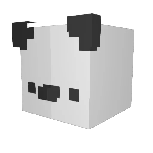 mand3uk Minecraft avatar head, 3D render