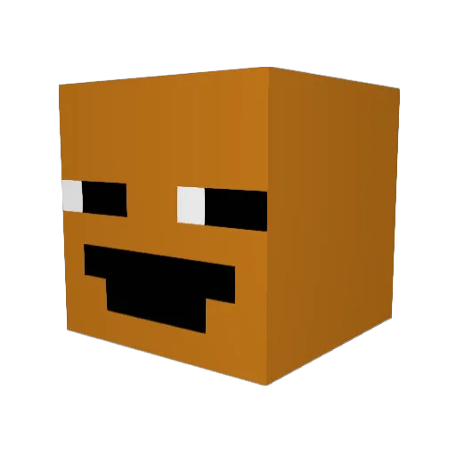 manda1019 Minecraft avatar head, 3D render
