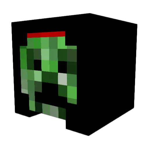 mandarinka08 Minecraft avatar head, 3D render