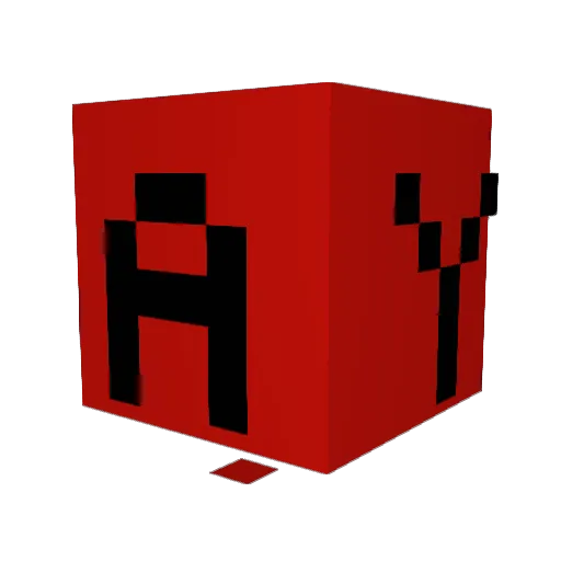 mandban Minecraft avatar head, 3D render