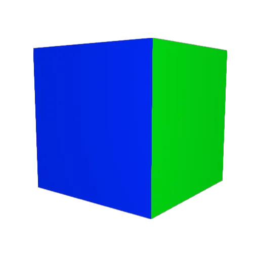 mandeerian Minecraft avatar head, 3D render