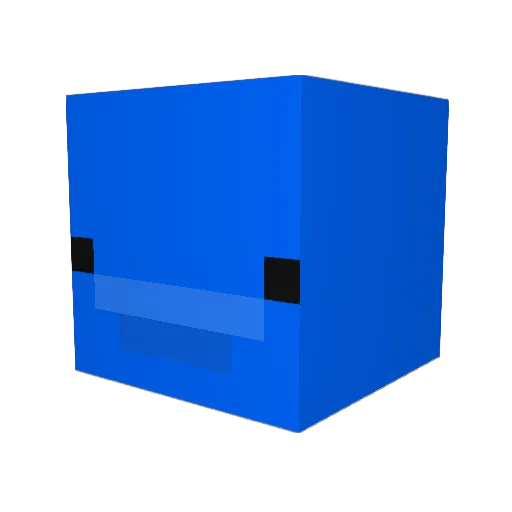 mandodog5 Minecraft avatar head, 3D render