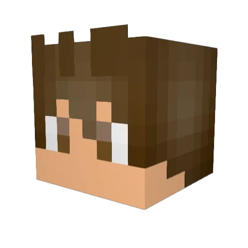 mandrol81 Minecraft avatar head, 3D render