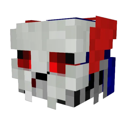 mandtband Minecraft avatar head, 3D render