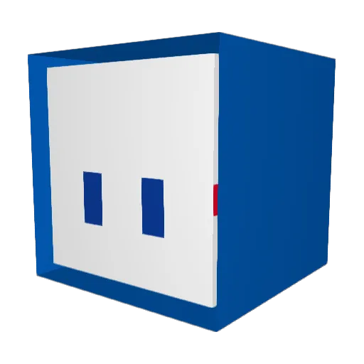 mandu77_77 Minecraft avatar head, 3D render