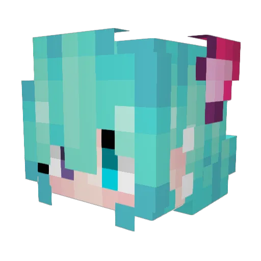mandu9911 Minecraft avatar head, 3D render