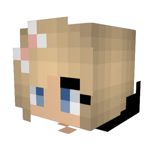 mandy0601 Minecraft avatar head, 3D render