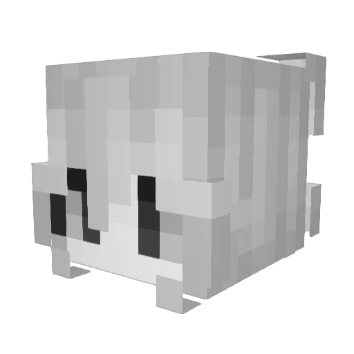 mandy10914 Minecraft avatar head, 3D render