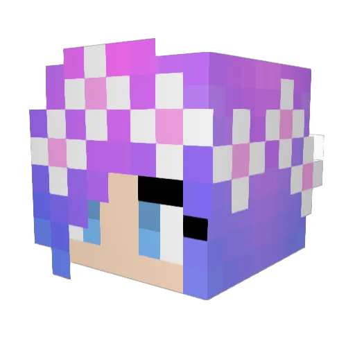 mandyabc123 Minecraft avatar head, 3D render