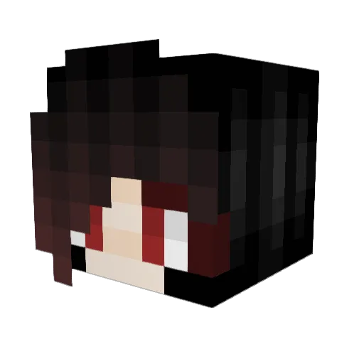 mane_Al Minecraft avatar head, 3D render