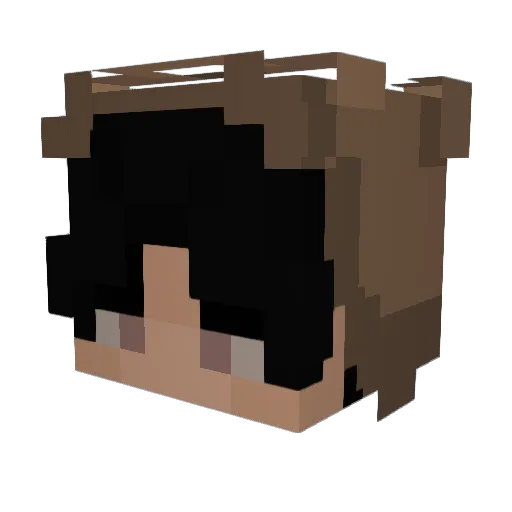 maneatur Minecraft avatar head, 3D render