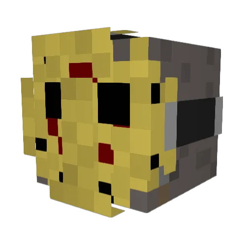 manejuegak Minecraft avatar head, 3D render