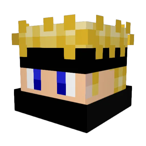 manelfelipe Minecraft avatar head, 3D render