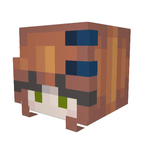 maneul_1142 Minecraft avatar head, 3D render
