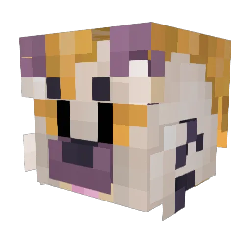 mang0go Minecraft avatar head, 3D render