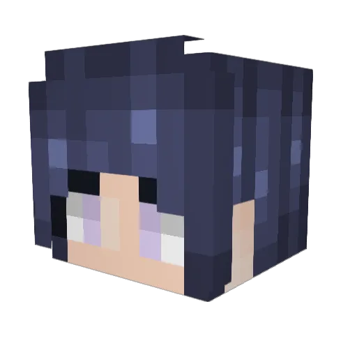 mangahero10 Minecraft avatar head, 3D render
