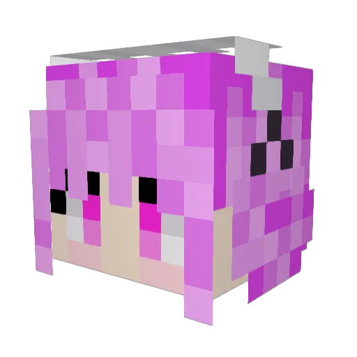 mangeur2kayou Minecraft avatar head, 3D render