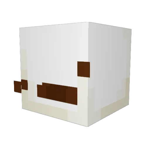 mango9675 Minecraft avatar head, 3D render