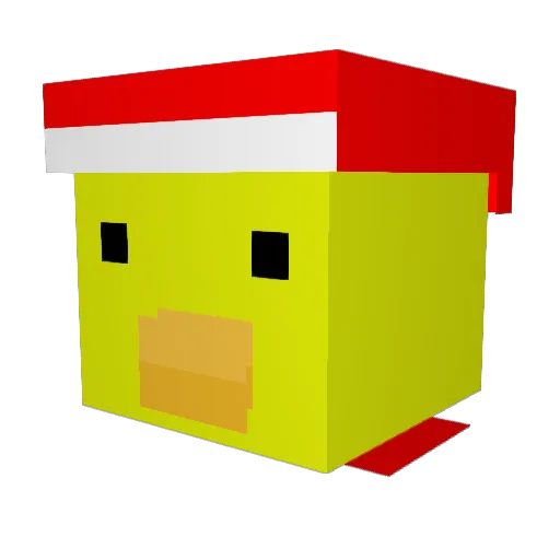 mango_360 Minecraft avatar head, 3D render