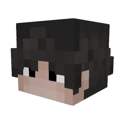 mango_but_dead Minecraft avatar head, 3D render