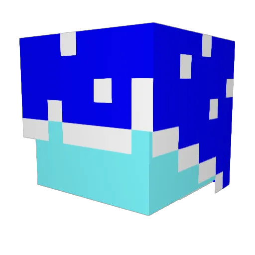 mango_unit Minecraft avatar head, 3D render