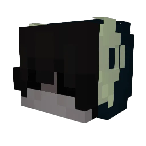 mangochannn Minecraft avatar head, 3D render