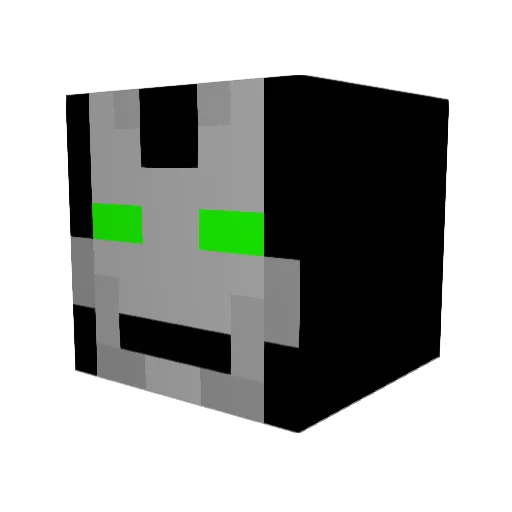 mangokjs Minecraft avatar head, 3D render