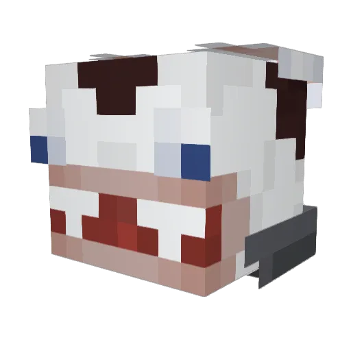 mangoman532 Minecraft avatar head, 3D render