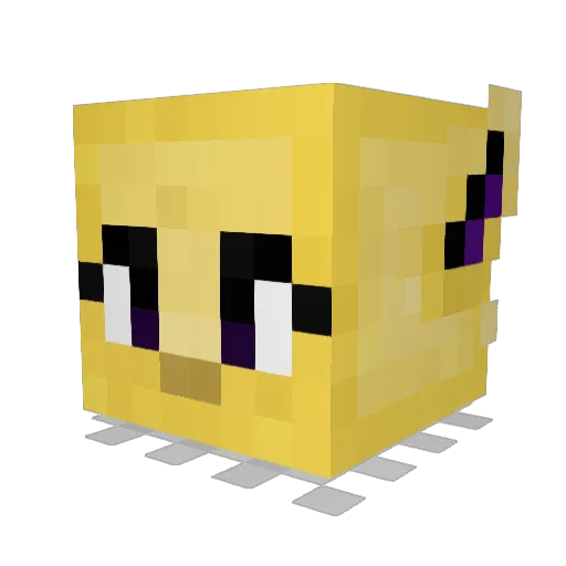 mangorino2 Minecraft avatar head, 3D render