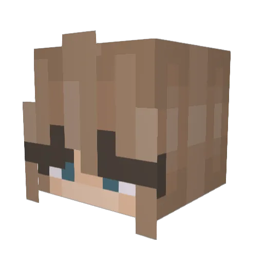 mangowazowski Minecraft avatar head, 3D render