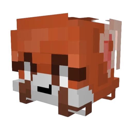 mangp0 Minecraft avatar head, 3D render
