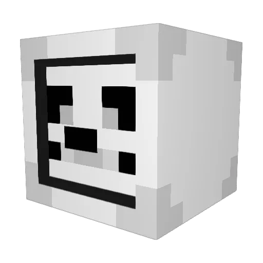 manhunter654 Minecraft avatar head, 3D render