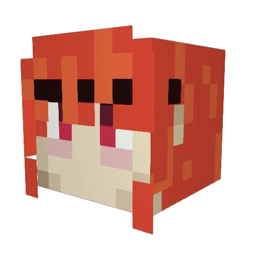 mani003 Minecraft avatar head, 3D render