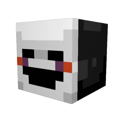 maniacdoge Minecraft avatar head, 3D render