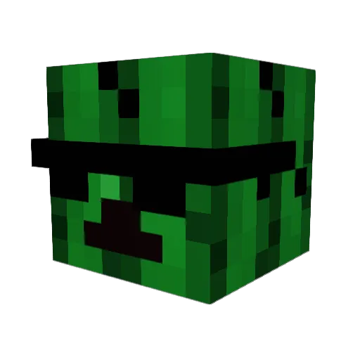 maniacgamermc Minecraft avatar head, 3D render