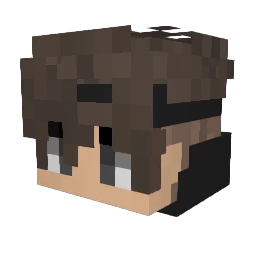 maniak098 Minecraft avatar head, 3D render