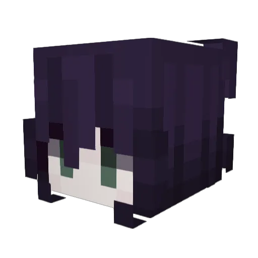 manialoll Minecraft avatar head, 3D render