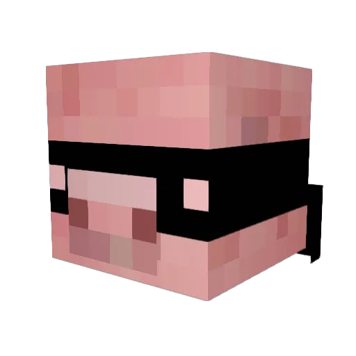 manicureypb Minecraft avatar head, 3D render
