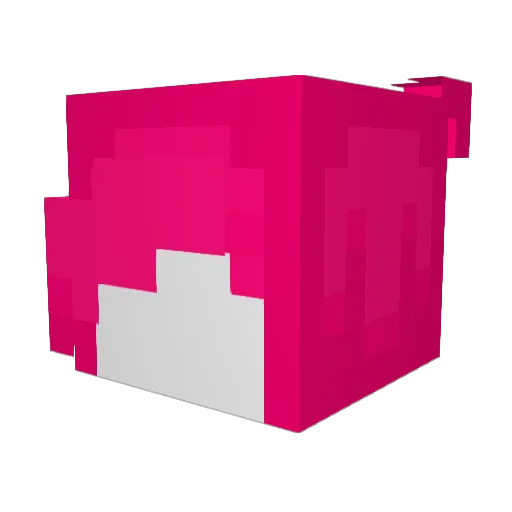 manifest_x Minecraft avatar head, 3D render