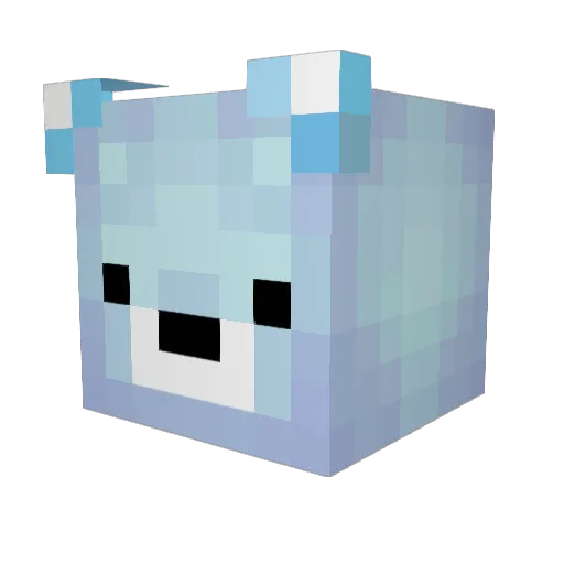 manikutta Minecraft avatar head, 3D render