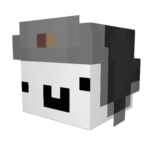 maniokas66 Minecraft avatar head, 3D render