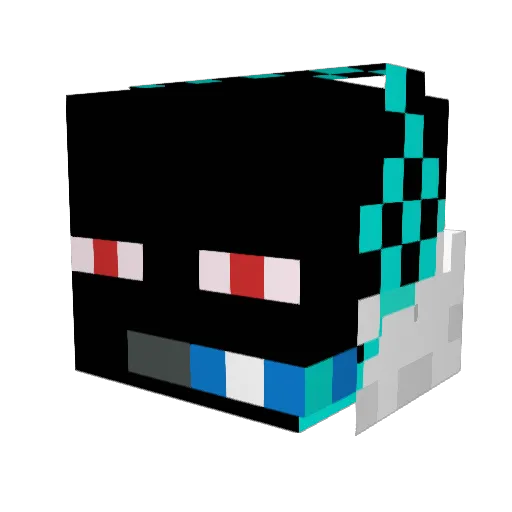 maniprime Minecraft avatar head, 3D render